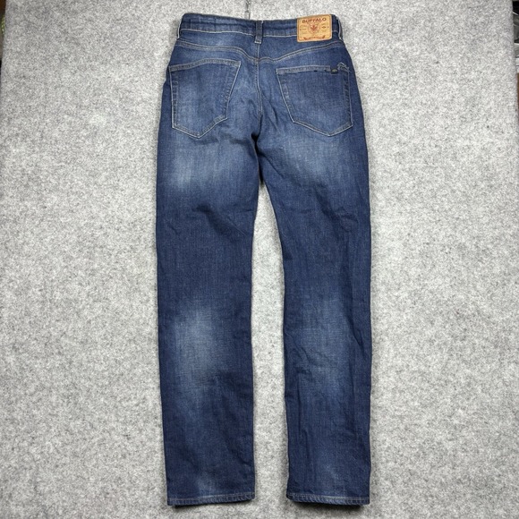 Buffalo David Bitton Relaxed Tapered / Ben Denim Blue Jeans Mens 31x34 - Picture 8 of 9